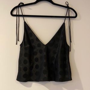 Victoria’s Secret polka dot crop top sz S